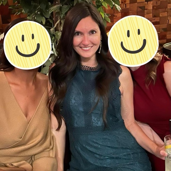 Lulus My Sweetheart Dark Teal Green Lace Mini Dress - Picture 4 of 9